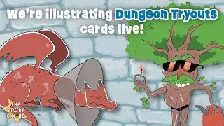 Drawing MORE ridiculous characters for Dungeon Tryouts w/ AC Stuart