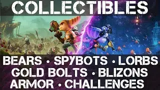 Ratchet & Clank Rift Apart All Collectible Locations (Bears, Bolts, Spybots, Lorbs, Armor, Blizons)