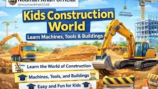 Kids construction world Kids Construction World | Learn Machines, Tools & BuildingsD