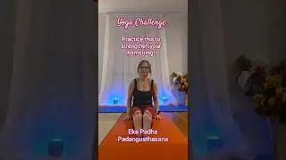 For hamstring! #shortsvideo #shortsfeed #ytshorts #yogapractice #yogachallenge #shortsviral #yoga