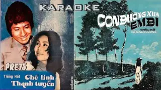[oct75] Con Đường Xưa Em Đi | KARAOKE | CHẾ LINH PRE75 | Bản chuẩn