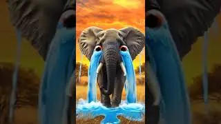 Elephant Crying 😭#ai #animallife #viralvideo #trendingshorts