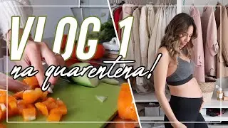 VLOG QUARENTENA 1: Limpezas, Cozinha e Barriga Crescendo! |Bárbara Corby