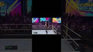 Punisher hits Cora with a two handed chokeslam