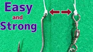 【Fishing Knot】 Here is the world's easiest and strongest fishing line knot. Palomar Knot.