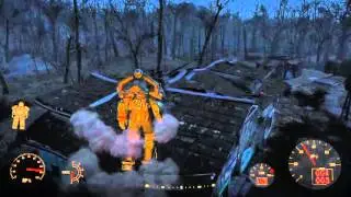 Fallout 4: Power Armor Jet Pack Mod open world gameplay