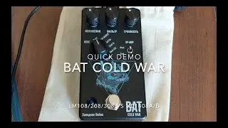 Bat Cold War (custom double op-amp Rat LM308 vs УД1408Б) Quick Demo