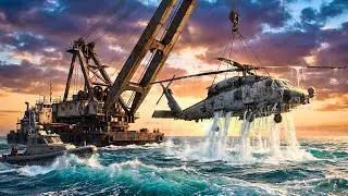Restoring A $100,000,000 Military Helicopter Found Underwater