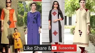 Beautiful & Stylish Applic Work Dresses Design