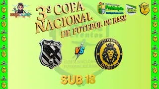 AO VIVO: ÁGUIA NEGRA X ALIANÇADOS | 3ª COPA NACIONAL DE FUTEBOL DE BASE | SUB-18