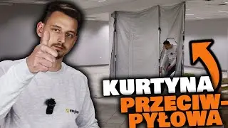 KURTYNA PRZECIWPYŁOWA chroni przed pyłem, kurzem i gruzem NA REMONCIE!
