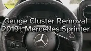 Снятие приборной панели Mercedes Benz Sprinter Van 2019+ VS30 907