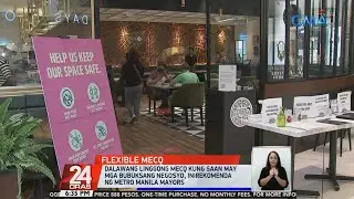 Metro Manila mayors agreed on 'flexible MECQ' &mdash;Abalos | 24 Oras