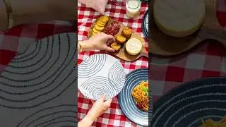 BZYOO BPA-Free Dishwasher Safe 100% Melamine Plate & Bowl 12 PCS Dinnerware set Planet Collection