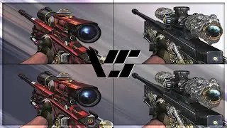 CrossFire 2.0 : AWM RED FRAME HAWK vs AWM INFERNAL DRAGON [VVIP Comparison]
