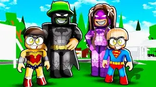 J'ai créé ma propre FAMILLE DE SUPER-HÉROS sur Brookhaven RP !