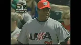 World Baseball Classic - USA vs South Africa - Roger Clemens  3-10-2006