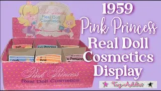 Pink Princess Real Doll Cosmetics Dime Store Full Counter Display 1959 ~ Toy-Addict