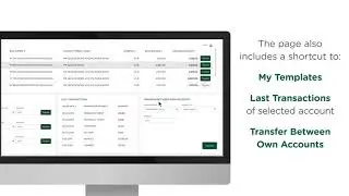 Desktop home page features and message hub