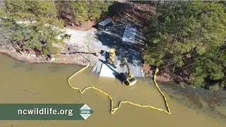 NC Wildlife Boat Ramp Renovation at Lake Gaston's Henrico Access Area in North Carolina