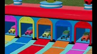 TRANSPORTING CARS, TRACTOR BALL, POLICE CARS, TRUCK OF COLORS! WITH TRUCKS! - FS 22 #2
