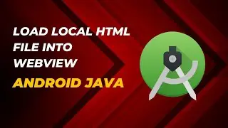 Load Local HTML file in WebView Android //Load HTML file in WebView Android Studio