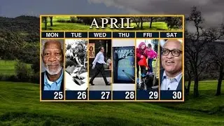 Calendar: Week of April 25