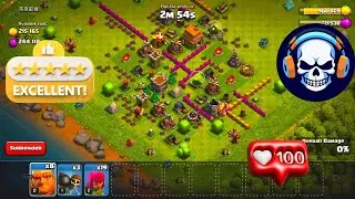 Clash of Clans: Атака аутсайдера &mdash; TH5 уничтожает MAX TH6! 💥