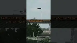 Pilot IGNORES ATC, ATC out of CONTEXT | #atc #shorts