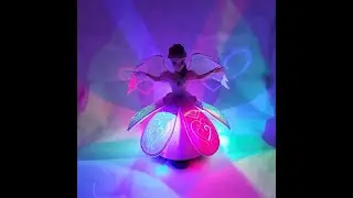 unboxing and review Frozen Gear Doll with Wings music toy