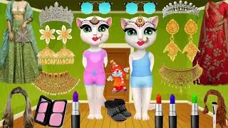 Talking tom two dulhan ka funny makeup comedy video | @Magicstudio3 @TyFunnyDuniya
