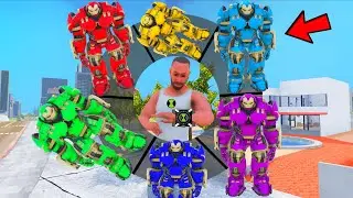 Playing As A Every CARTOON AVENGERS SUPERHERO HULKBUSTER in INDIAN BIKE DRIVING 3D #13