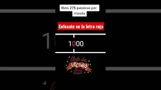 Reto de lectura veloz