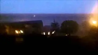 SEVERE INTENSE NIGHT LIGHTING STORM