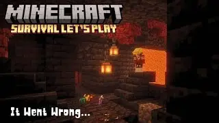 Minecraft Let&rsquo;s Play | Castle Begins & A Costly Nether Mistake