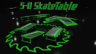 Introducing the Modular Skate Table/Bench/Ramp - Ramptech's 5-0 SkateTable