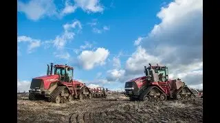 1 135 HP On one Field | Case IH Quadtrac 620, 500 STX