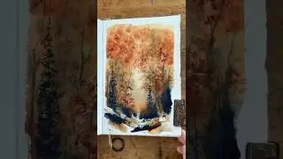 Атмосферный пейзаж, вдохновленный осенью