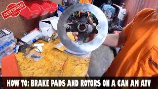 How To: Change Brake Pads and Rotors on a Can Am Outlander ATV
