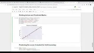 Prediction using Supervised Machine Learning | Data Science | Sparks Foundation Internship #task1