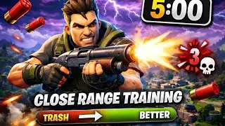 I Trained Close Range in Fortnite for 5 Hours & Got INSANE with Shotguns