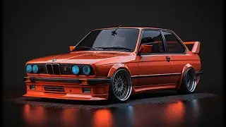 BMW E30: awesome hyper-realistic fan art | 4K #inspiration #automotive #classiccars #bmwe30