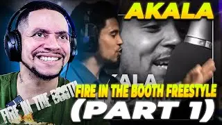 REAL LIFE BARS!!! Akala - Fire In The Booth Freestyle (REACTION)