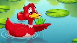 🦆 Ducky&rsquo;s Day at the Pond 🦆 DRT Kids | Ducky the Duck &ndash; Fun Learning Cartoon for Kids