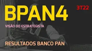 03.11.2022 - Vis&atilde;o do Estrategista - Resultados Banco Pan 3T22 - BPAN4