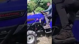Mini Farmtrac Atom 26 4x4 Tractor Formpower Rotavator Demo