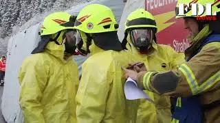 LKW Unfall A8 München   Salzburg, Lkr Traunstein, 13.12.18