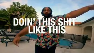 Donavan Glover - Caught A Vibe ft. Nick Varcity (Lyric Visualizer)