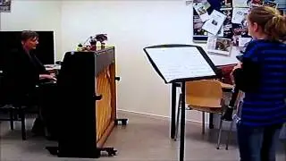 Gisla en Donna, klarinet en piano