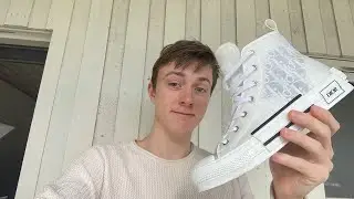 UNBOXING THE DIOR B23 HIGH WHITE OBLIQUE